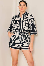 Oversize shirt with short pants set