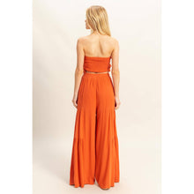 Tatianna SET-Ruffle Top And Flowy Pants Set