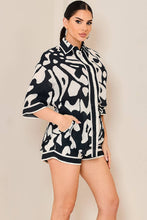 Oversize shirt with short pants set