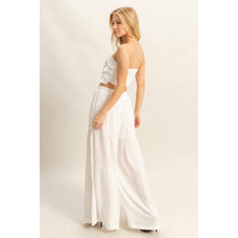 Tatianna SET-Ruffle Top And Flowy Pants Set