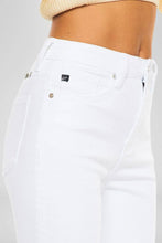 HIGH RISE SLIM STRAIGHT JEANS White