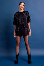 Applique Oversized Floral T-Shirt