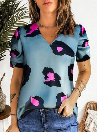 Leopard Print Blouse