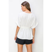 Wrap Bodice With Tie-front Top