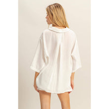 Oversized Shirt And Flowy Shorts Set