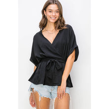 Wrap Bodice With Tie-front Top