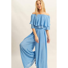 SET-Off-The-Shoulder Blouse And Pants Set