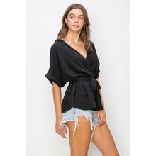 Wrap Bodice With Tie-front Top