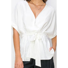Wrap Bodice With Tie-front Top