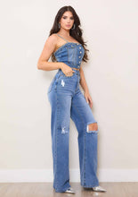 High-Rise Gemstone Wide Leg Jeans