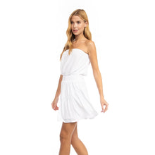 Tiered Smocked Strapless Mini Dress
