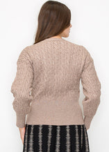 Cable-knit Sweater