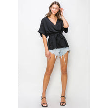 Wrap Bodice With Tie-front Top