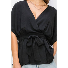 Wrap Bodice With Tie-front Top