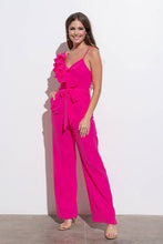 Asymmetric Ruffle Detail Jumpsuit