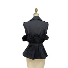 Asymmetrical Wrapped Ruffle Blouse