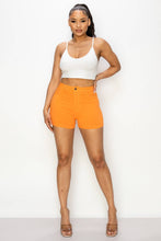 HIGH WAISTED SUPER-STRETCH WOMEN'S COLORED SHORTS