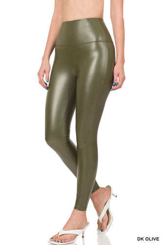 FAUX LEATHER LEGGINGS
