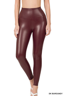 FAUX LEATHER LEGGINGS